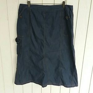New Creation Modest Denim Blue Jean Skirt